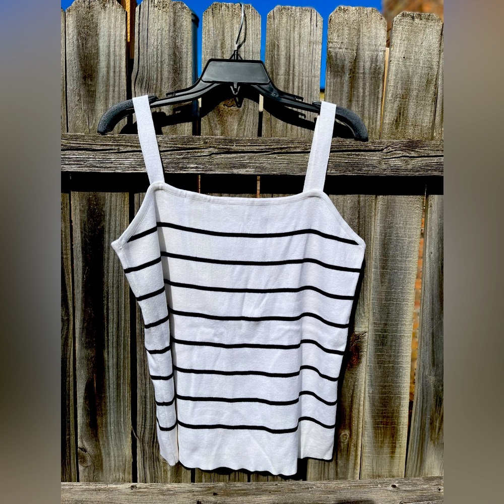 Carole Little Sport Navy/White Tank